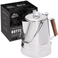 thumbnail image 1 of Percolador de café COLETTI Butte de acero inoxidable para 14 tazas, 1 of 7