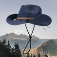 thumbnail image 1 of Chapeaux de Soleil d'Été Tendance Mode Décontractée Accessoires d'Ombre de Cowboy de Plage Extérieure, 1 of 3