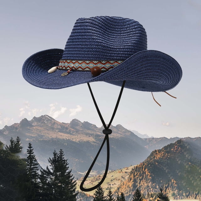 Chapeaux de Soleil d'Été Tendance Mode Décontractée Accessoires d'Ombre de Cowboy de Plage Extérieure