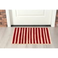 thumbnail image 2 of Mainstays Red Summer Stripes Coir Outdoor Doormat, 18"x30", 2 of 8