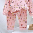 thumbnail image 5 of CAUYDY 2T 3T 4T 5T 24Months Toddler Girl Pajamas Little Kids Clothes Fall Winter Long Sleeve Shirt Elastic Pants 2 Piece Comfy Set Child Outfits for Girls Sizes 4-5 Years,Yellow, 5 of 6