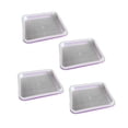 thumbnail image 2 of Bandejas germinadoras de semillas de 4 piezas, gran capacidad, germinación de plantas en interiores y exteriores Violeta, 2 of 8