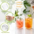 thumbnail image 3 of Soulgenix Drinking Glasses Set of 6, 14 oz Highball Glasses Set, Tumbler and Rocks Drinking Glassware for Beer, Juice, Water, Whiskey, Dishwasher Safe, 3 of 7