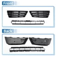 thumbnail image 6 of Unique Bargains No.8W0807681 Front Lower Hood Bumper Grille Grill for Audi A4 B9 2016-2018 With Square Hole Black 1 Set, 6 of 6