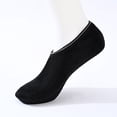 thumbnail image 3 of Prolriy Slipper Socks for Women Autumn and Winter Padded and Thickened Floor Socks Ladies Solid Colour Non Flannel Adult Children Non Carpet Socks Sets Womens Socks Black M, 3 of 3