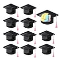 thumbnail image 1 of Graduation Cap Candy Money Holders Gift Box Graduation Centerpiece Party Flower Clear, 1 of 8