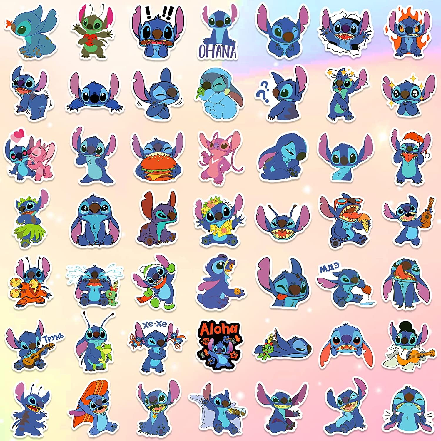 Lot De 100 Autocollants Oiseaux En Vinyle Imperméable Pour Bouteilles D'eau, Ordinateur Portable, Ordinateur Portable, Scrapbooking, Bagages, Téléphone Portable, Skateboard, Casque