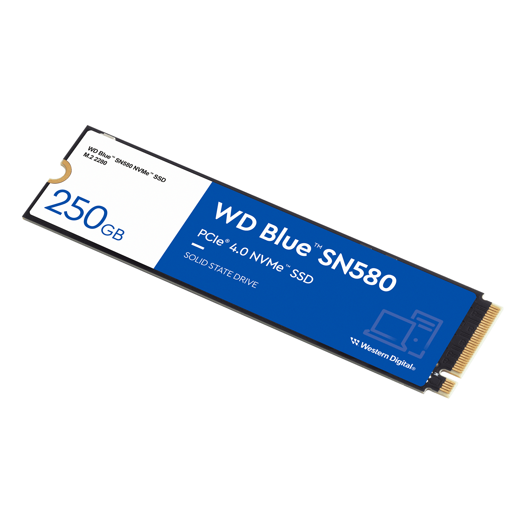 WD Blue 2TB SN580 NVMe SSD, Internal SSD - WDS200T3B0E-00CHF0