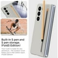 thumbnail image 5 of Compatible S Pen Case for Galaxy Z Fold 5 Case, Z Fold 5 Matte Case Ultra-Thin Silky Liquid PC Bumper Phone Cover Case for Samsung Galaxy Z Fold 5 (2023) Light Gray, 5 of 14