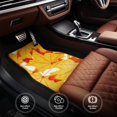 thumbnail image 6 of Zufioo Autumn Maple Leaves Print Car Floor Mats Four-piece Set, Car Interior Accessories - Corrosion-resistant, Non-Slip, Suitable for Cars, Trucks, Vans, 6 of 7
