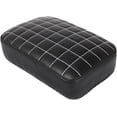 thumbnail image 1 of Suction Cup Cushion,PU Leather Motorcycle Rear Pillion Passenger Pad Seat Universal with 8 Suction Cups（style 2）, 1 of 5