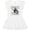 AA-White, variant on Inktastic Born to Fish Girls Toddler Dress