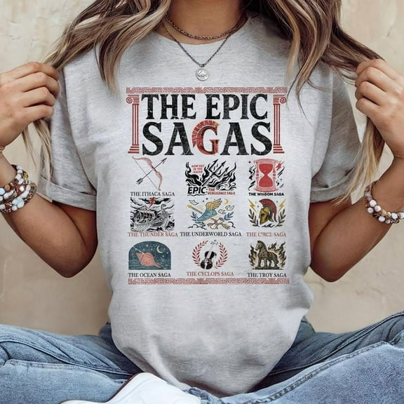 The Epic Sagas Ithaca Saga Musical Thunder Wisdom Odysseus T-Shirt