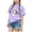 Purple, variant on Asxite Toddler Girls Tshirt Print Short Sleeve Crew Neck Casual Breathable Summer Tops 1-12Y