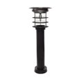 thumbnail image 1 of Black Stainless Steel Bollard Solar Light w/EZ Anchor, 1 of 4