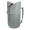thumbnail image 6 of Caroeas Extra Large 125L Laundry Bag with Strong Adjustable Shoulder Straps, Laundry Backpack with Drawstring Closure, Laundromat Bag for Travel, College, Laundromat and Apartment, Dark Gray, 6 of 8