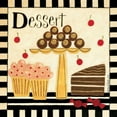 thumbnail image 2 of DiPaolo, Dan 15x15 Gold Ornate Wood Framed with Double Matting Museum Art Print Titled - Dessert, 2 of 4