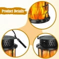 thumbnail image 6 of CarpNettore Dancing Flame Solar Lantern Decorative Solar Light for Birthday Lawn Outside, 6 of 9