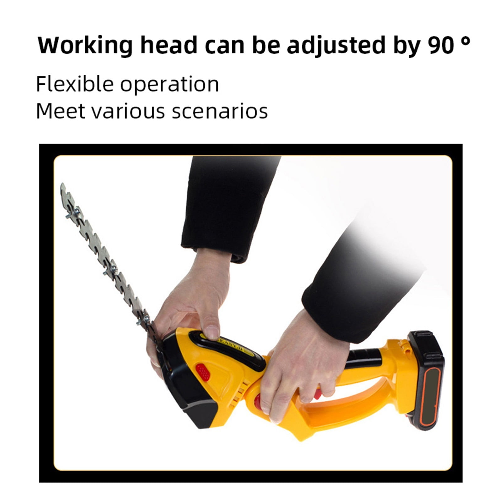 2 In 1 Cordless Electric Hedge Trimmer 36V Household Lawn Mower Battery Rechargeable Pruning Shear Mower Garden Tools
