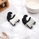 thumbnail image 2 of 2pcs Stainless Steel Spoon Rest Pot Clip Anti-Scalding Silicone Design Pot Clamp Pot Spoon Spatula Rest, 2 of 4