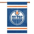 thumbnail image 1 of Party Animal- Inc. AFOIL Applique Banner Flag - Edmonton Oilers, 1 of 1