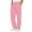 Pink, variant on Diufon Men's Wide Leg Loose Sweatpants Casual Elastic Waist Versatile Sport Running Pants with Pockets