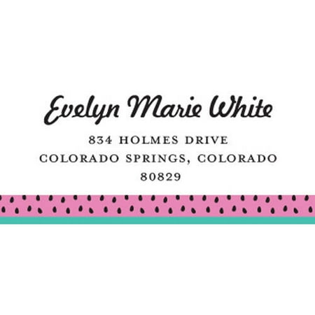 Watermelon Madness Personalized Address Label