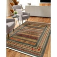 thumbnail image 3 of Unique Loom Fars Collection Area Rug - Pasadena (7' 1" x 10' Rectangle Blue/Light Blue), 3 of 6