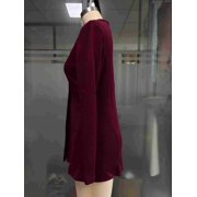 Aellinatey Women's business casual blazer, collarless, long sleeves, button-down front, with pockets, suitable for work wear.