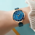 thumbnail image 2 of Reloj de mujer 9051 Mujer Reloj de cuarzo Cronógrafo Moda Casual Banda de acero inoxidable Reloj de pulsera femenino 1 1, 2 of 5