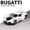 White, variant on 1:32 Alloy Scale Model Car Toys Bugatti La Voiture Noire Alloy Diecast Simulation Toy Vehicles Models Boys Gifts for Children