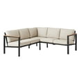 Mainstays Oakleigh 4Piece Outdoor Patio Sectional Dining Set, Seats 6