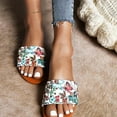 thumbnail image 5 of Sandalias Mujer Casual Tacón plano Vintage Flores Zapatillas Interior Exterior Verano Mar Playa Zapatos Wmkox8yii ytu4054, 5 of 5