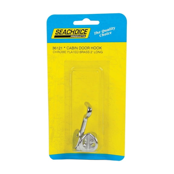 HOOK CABIN DOOR2"CP BRAS (Pack of 1)