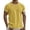 A1-Yellow599, variant on XIAONU Men's Solid Short Sleeve T-Shirt Crew Neck Daily Casual Tees Tops