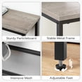 thumbnail image 3 of HOOBRO 29.5" Narrow Console Table, 3-Tier Entryway Table with Shelves, for Hallway, Entrance, Living Room, Bedroom, Greige and Black BG73XG01, 3 of 12