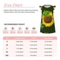 thumbnail image 3 of Fotbe Sunflower Vestido de Dormir para Niñas de 3 a 10 Años, Mangas Cortas, Estilo Princesa, Pijama Camisón con Mangas Voladas-XX-Large, 3 of 6