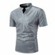 thumbnail image 1 of pstuiky Camisas casuales de manga corta para hombre, Camisa de fiesta de discoteca para hombre, color sólido, cuello alto brillante, manga corta ropa de hombre xxl, 1 of 4