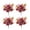 D, variant on 4 Pcs Artificial Pumpkin Picks, 11.8in Fake Maple Leaf Branches with Berries, Realistic Fall Foliage Stems for DIY Bouquets Vase Filler or Thanksgiving Table Centerpiece C