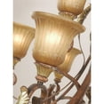 thumbnail image 5 of Livex Lighting Villa Verona Chandelier in Bronze with Aged Gold Leaf Multi-Color, 5 of 5
