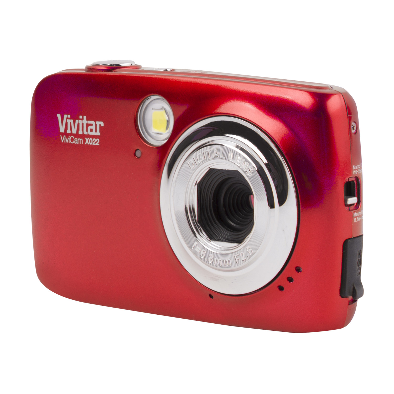 Vivitar 10.1MP Camera with 1.8" Preview Screen Red