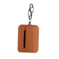 thumbnail image 5 of RENACLIPY Brown Wooden Earphone Case with Charging Port, Protective Cover for Cordless Earbuds, Easy to Use, 5 of 8