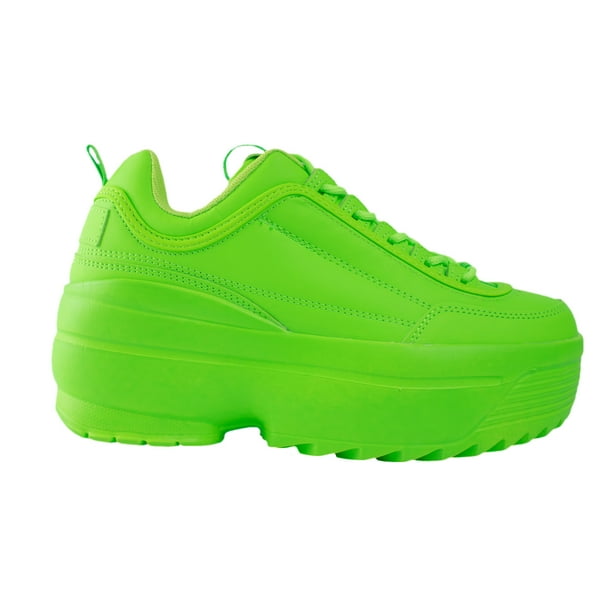 Tenis Sneakers Casual para Dama Hanna MX Kate Neon Green