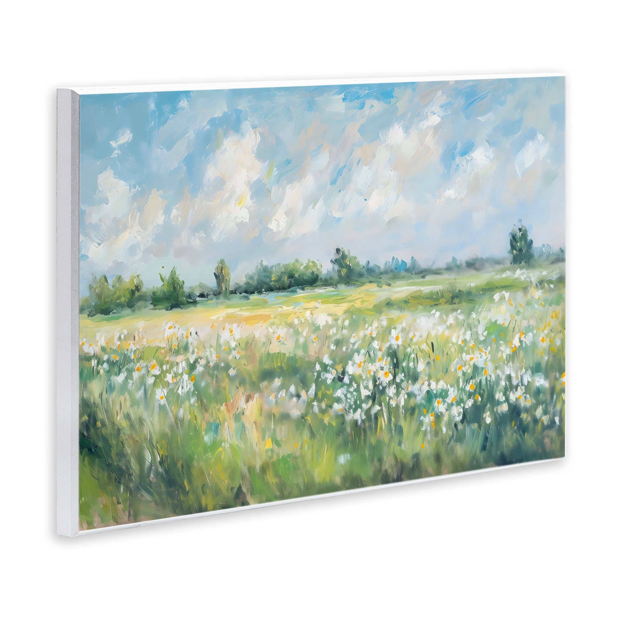 Stupell Industries Daisy Field Landscape Impression Wall Plaque Art, design by Creative Studio