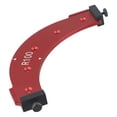 thumbnail image 3 of 1pc R100/R150/R200/R250/R300 Radius Jig Woodworking Router Templates Woodworking Round Formold Arc Angle Positioning Template, 3 of 11