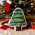 thumbnail image 4 of RICHMJ Christmas Tree Plush Pillow Decor, 19.69×13.78 Inch Festive Soft Toy, Cartoon Christmas Tree Design Warm Cozy, Adds Holiday Cheer for Bedroom Sofa Living Room GiftD, 4 of 7