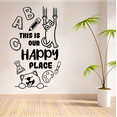 thumbnail image 3 of ABC Happy Place Classroom Wall Decals Stickers Education Educational Quotes for Teachers Students School Room Nursery Kindergarten Library Home Art Decals Wall Art Vinyl Decoration Size (20x18 inch), 3 of 3