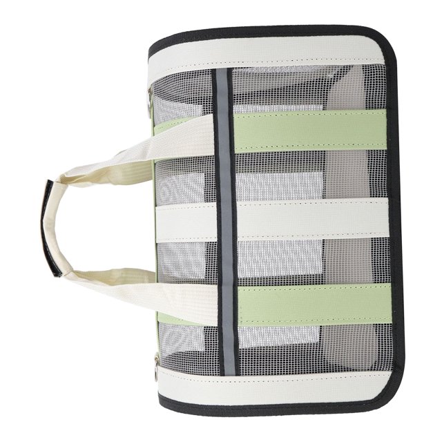 Transportín plegable para mascotas, transportadores para gatos, impermeable, transpirable, transpirable, bolsa de viaje para mascotas, acabado de lujo