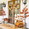 thumbnail image 2 of Fall Garden Flag 12x18 Inch Double Sided Outside, Tis'' the Season Autumn Rustic Football Pumpkin Leaves Seasonal Holiday Yard Outdoor Decoration, 2 of 6