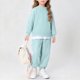 thumbnail image 1 of Cowsor Little Girls Outfits 2 Piece Toddler Long Sleeve Sweatshirt Leggings Pants Clothing Set, 1 of 7